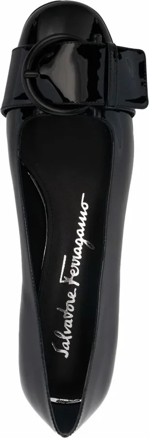 Buckle-Detail Ballerina Pumps - Image 4