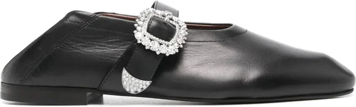 Buckle-Detail Ballet Flats - Image 5