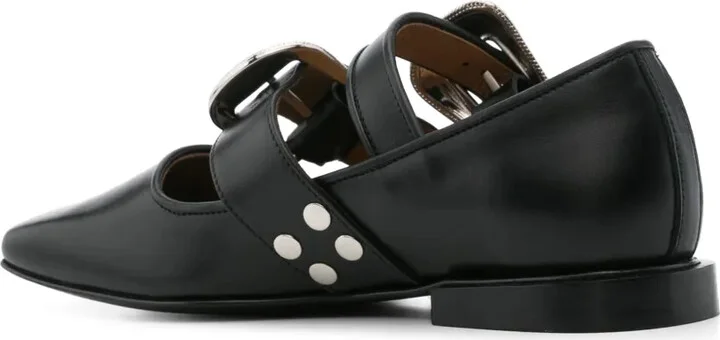 Buckle-Detail Ballet Flats - Image 3