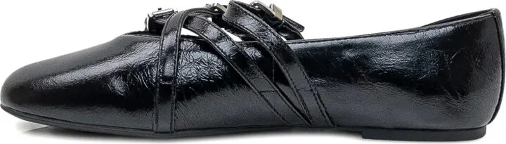 Buckle-Detail Ballet Flats - Image 2