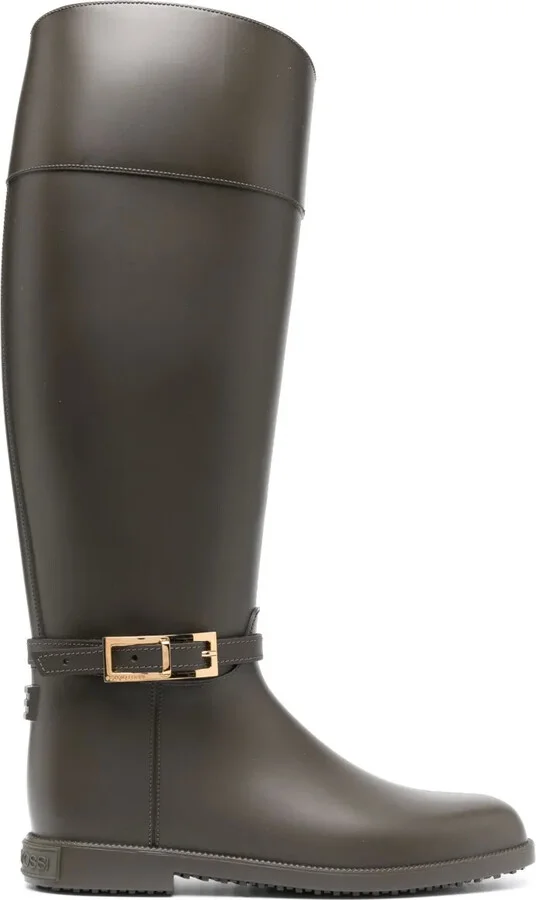 Buckle-Detail Boots