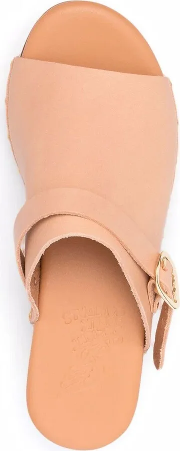 Buckle-Detail Clog Sandals - Image 4