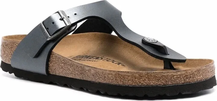 Buckle-Detail Flat Sandals - Image 2