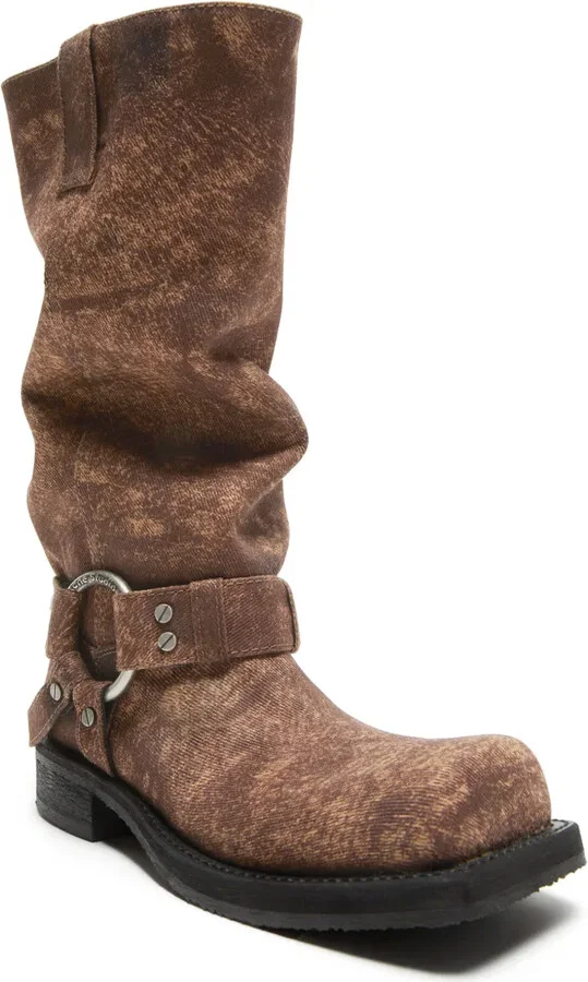 Buckle-Detail Leather Boots - Image 3