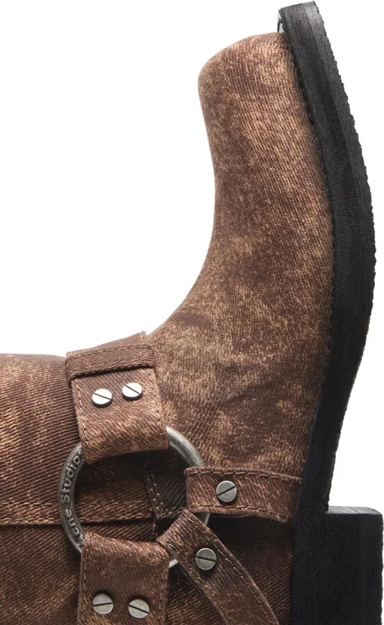 Buckle-Detail Leather Boots - Image 4