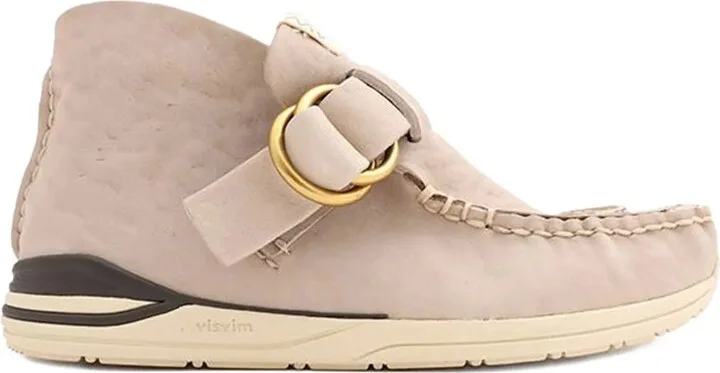 Buckle-Detail Leather Boots
