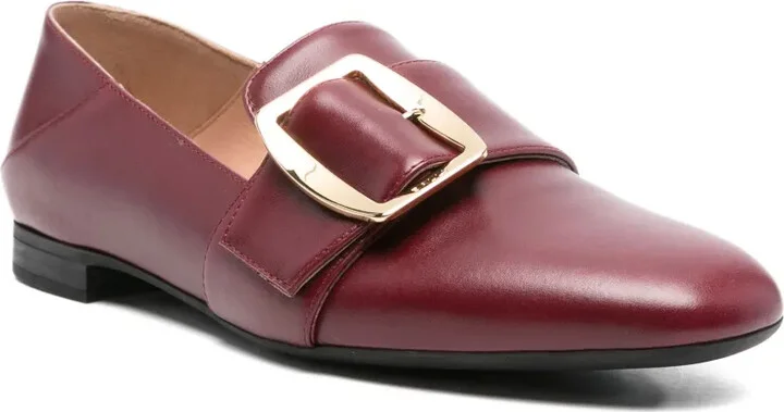 Buckle-Detail Leather Loafers - Image 2
