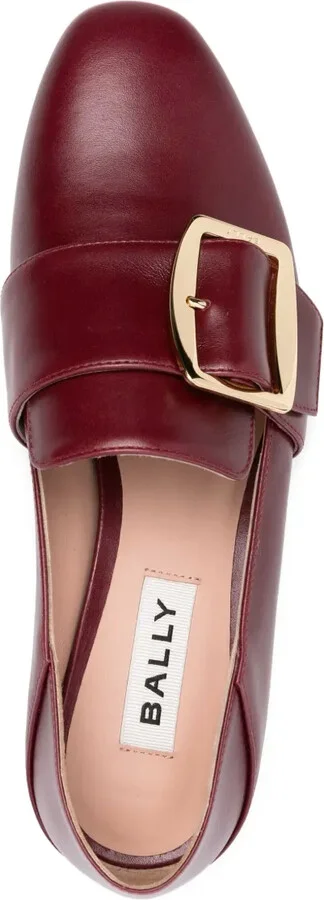 Buckle-Detail Leather Loafers - Image 4