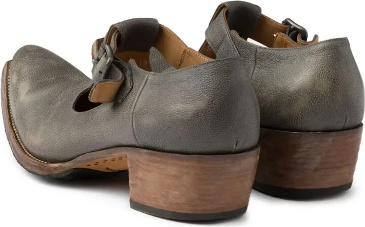 Buckle-Detail Leather Loafers - Image 3