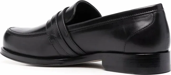 Buckle-Detail Leather Loafers - Image 3