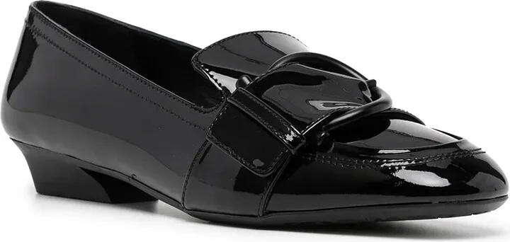 Buckle-Detail Leather Loafers - Image 2