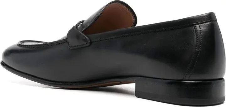 Buckle-Detail Leather Loafers - Image 3