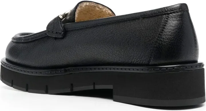 Buckle-Detail Leather Loafers - Image 3