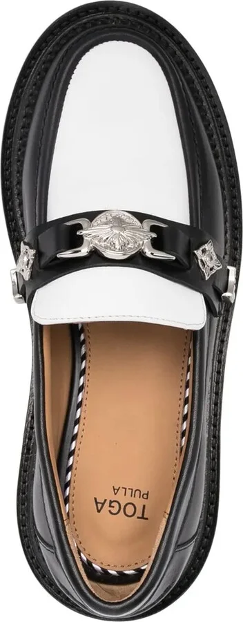 Buckle-Detail Leather Loafers - Image 4