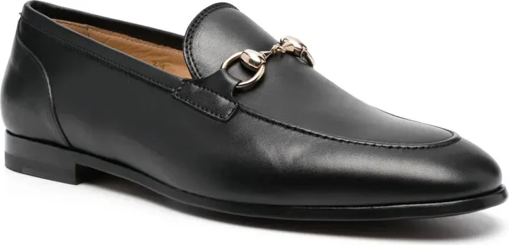 Buckle-Detail Leather Loafers - Image 2