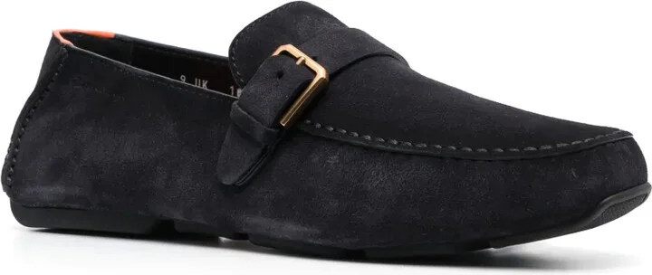 Buckle-Detail Leather Loafers - Image 2