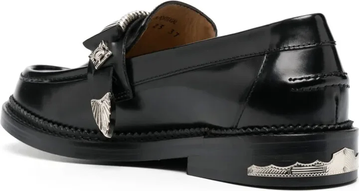Buckle-Detail Leather Loafers - Image 3