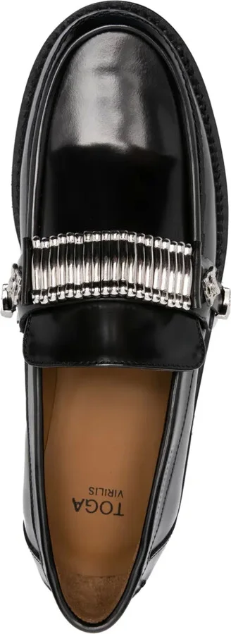 Buckle-Detail Leather Loafers - Image 4