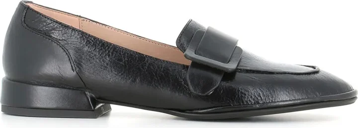 Buckle-Detail Leather Loafers