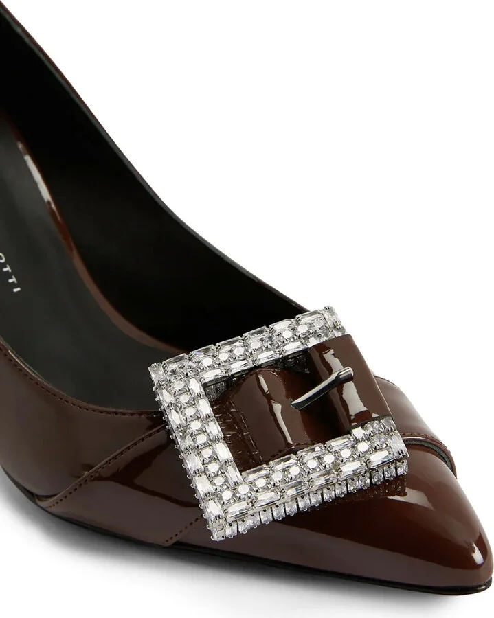 Buckle-Detail Leather Pumps - Image 4