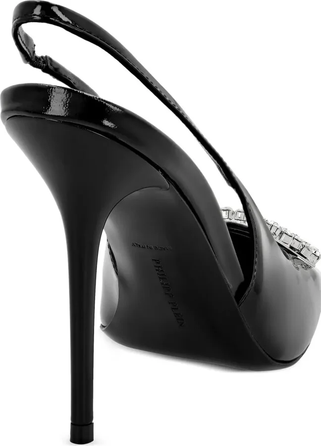 Buckle-Detail Leather Pumps - Image 3