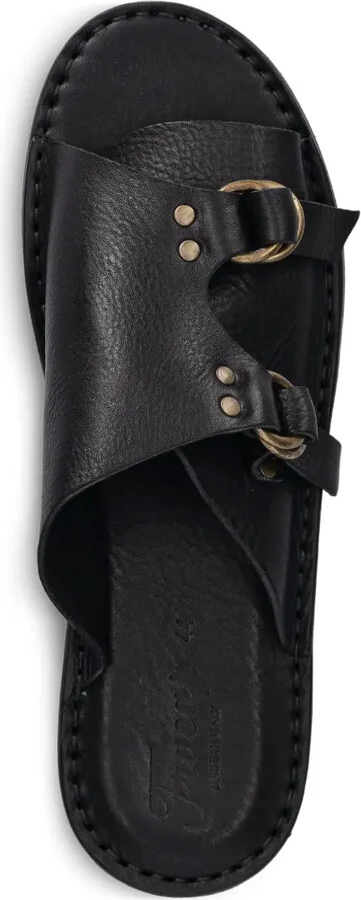 Buckle-Detail Leather Sandals - Image 3