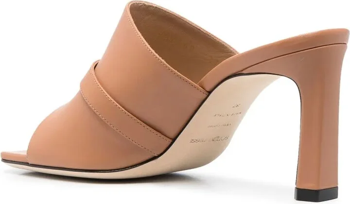 Buckle-Detail Leather Sandals - Image 3