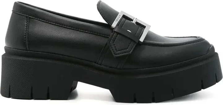 Buckle-Detail Loafers