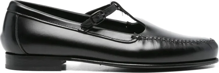 Buckle-Detail Loafers