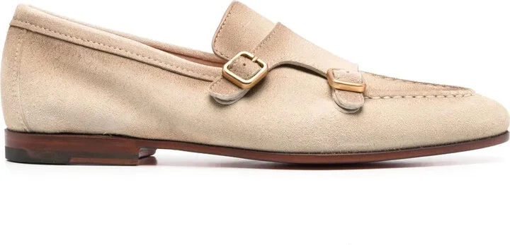 Buckle-Detail Monk Shoes