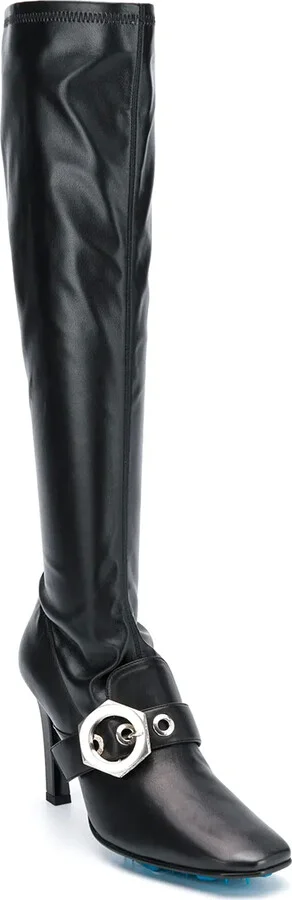 Buckle-Detail Over-The-Knee Boots - Image 2