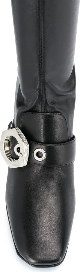 Buckle-Detail Over-The-Knee Boots - Image 4