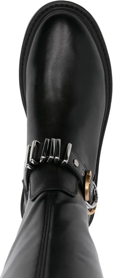 Buckle-Detail Platform Boots - Image 4