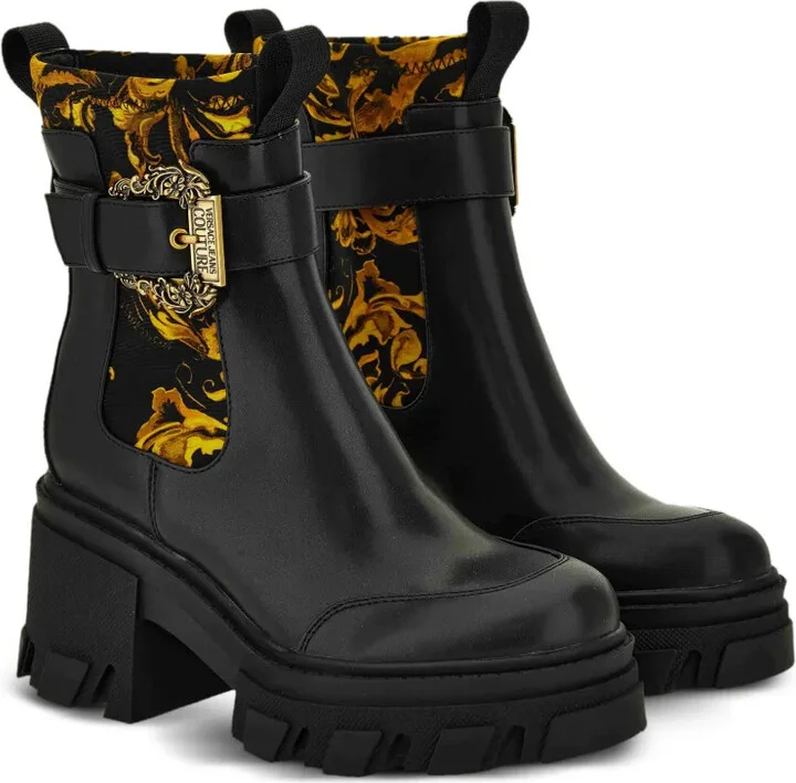 Buckle-Detail Platform Boots - Image 2