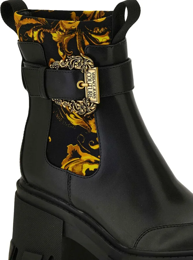 Buckle-Detail Platform Boots - Image 4