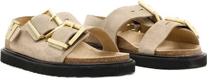 Buckle-Detail Platform Sandals - Image 2