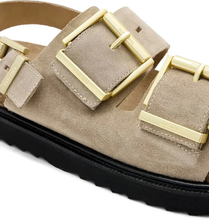 Buckle-Detail Platform Sandals - Image 4