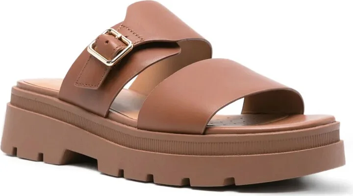 Buckle-Detail Platform Sandals - Image 2