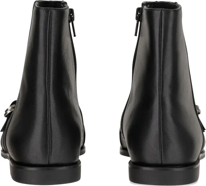 Buckle-Detail Pointed-Toe Boots - Image 3