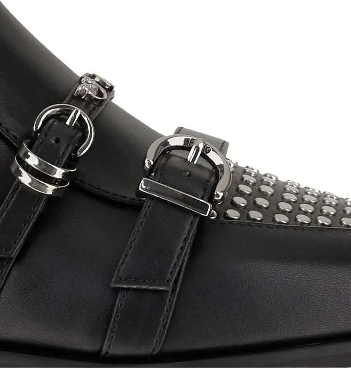 Buckle-Detail Pointed-Toe Boots - Image 4