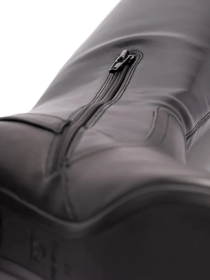 Buckle-Detail Pointed-Toe High Boots - Image 4