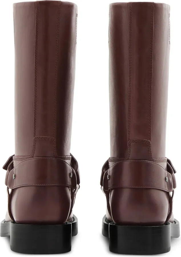 Buckle-Detail Riding Boots - Image 3