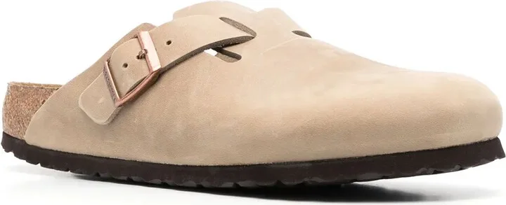 Buckle-Detail Round-Toe Slippers - Image 2