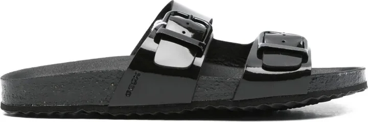 Buckle-Detail Slippers