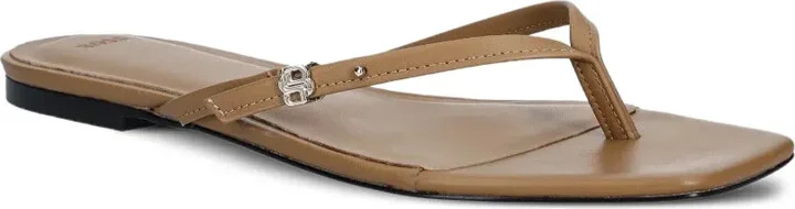 Buckle-Detail Square-Toe Sandals - Image 2
