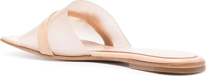 Buckle-Detail Square-Toe Sandals - Image 3
