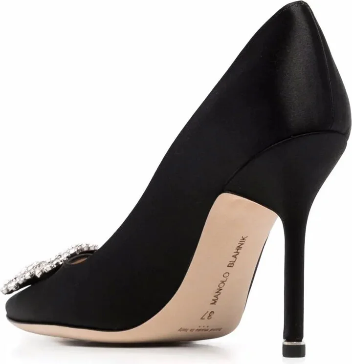 Buckle-Detail Stiletto Pumps - Image 3