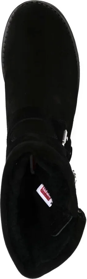 Buckle-Detail Suede Boots - Image 4