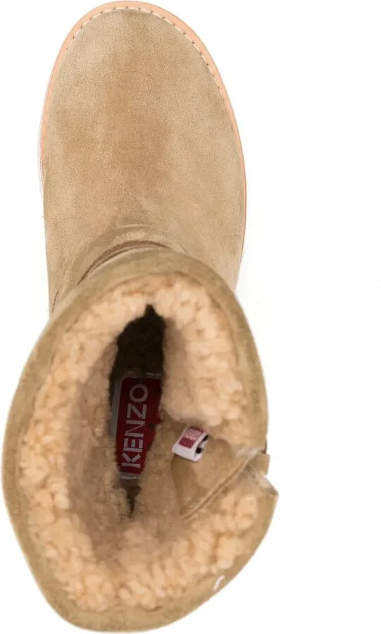 Buckle-Detail Suede Boots - Image 4