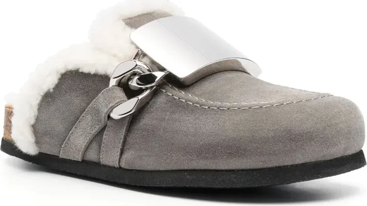 Buckle-Detail Suede Loafers - Image 2